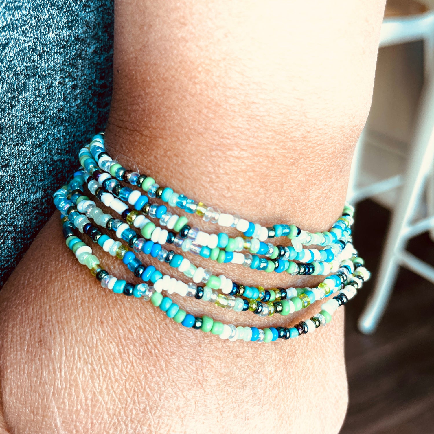 Stretch Seed Bead Bracelets
