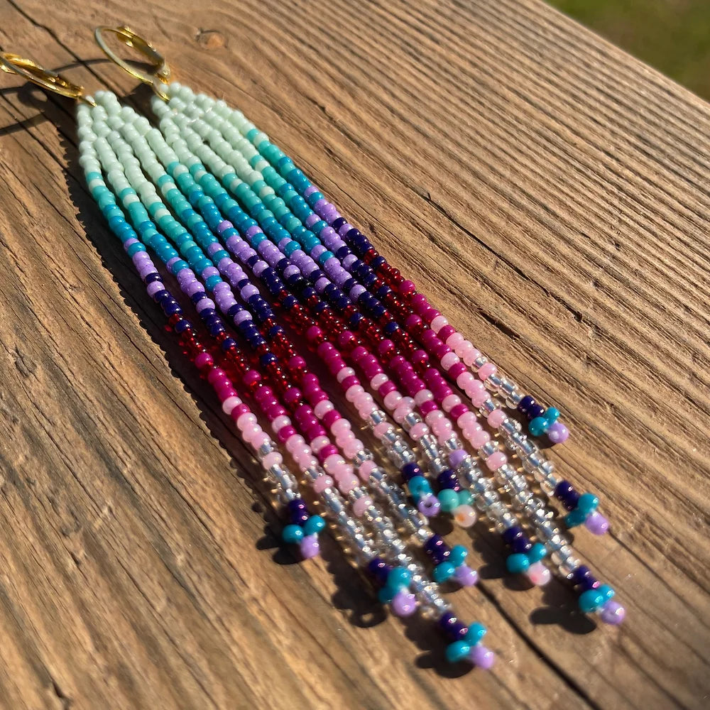 Sunset Fade :  Sandpoint | Fringe Earrings