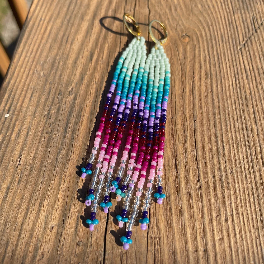 Sunset Fade :  Sandpoint | Fringe Earrings