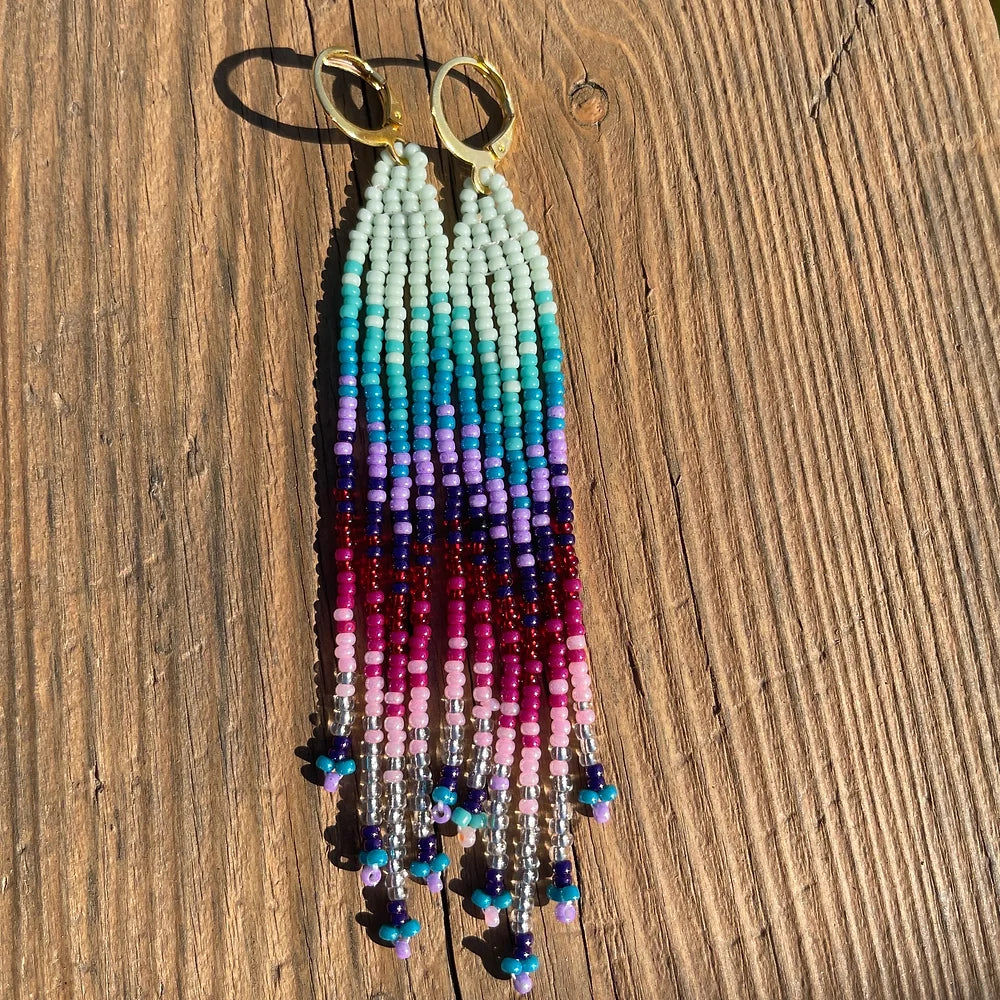 Sunset Fade :  Sandpoint | Fringe Earrings