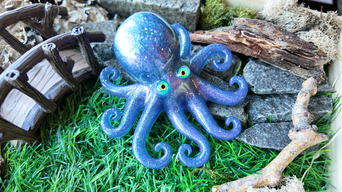 Desktop Octo: Blue Glitter (DSKO_01)