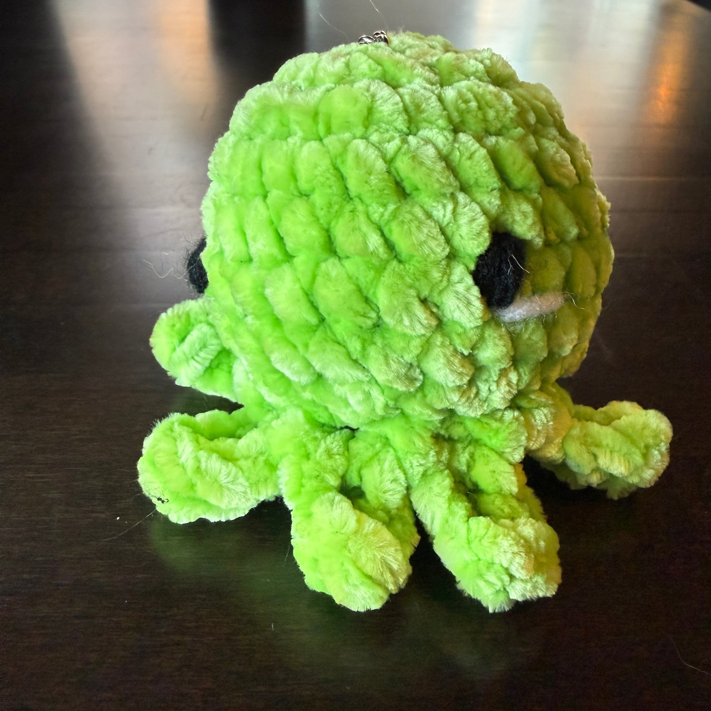 Green Octopus Keychain