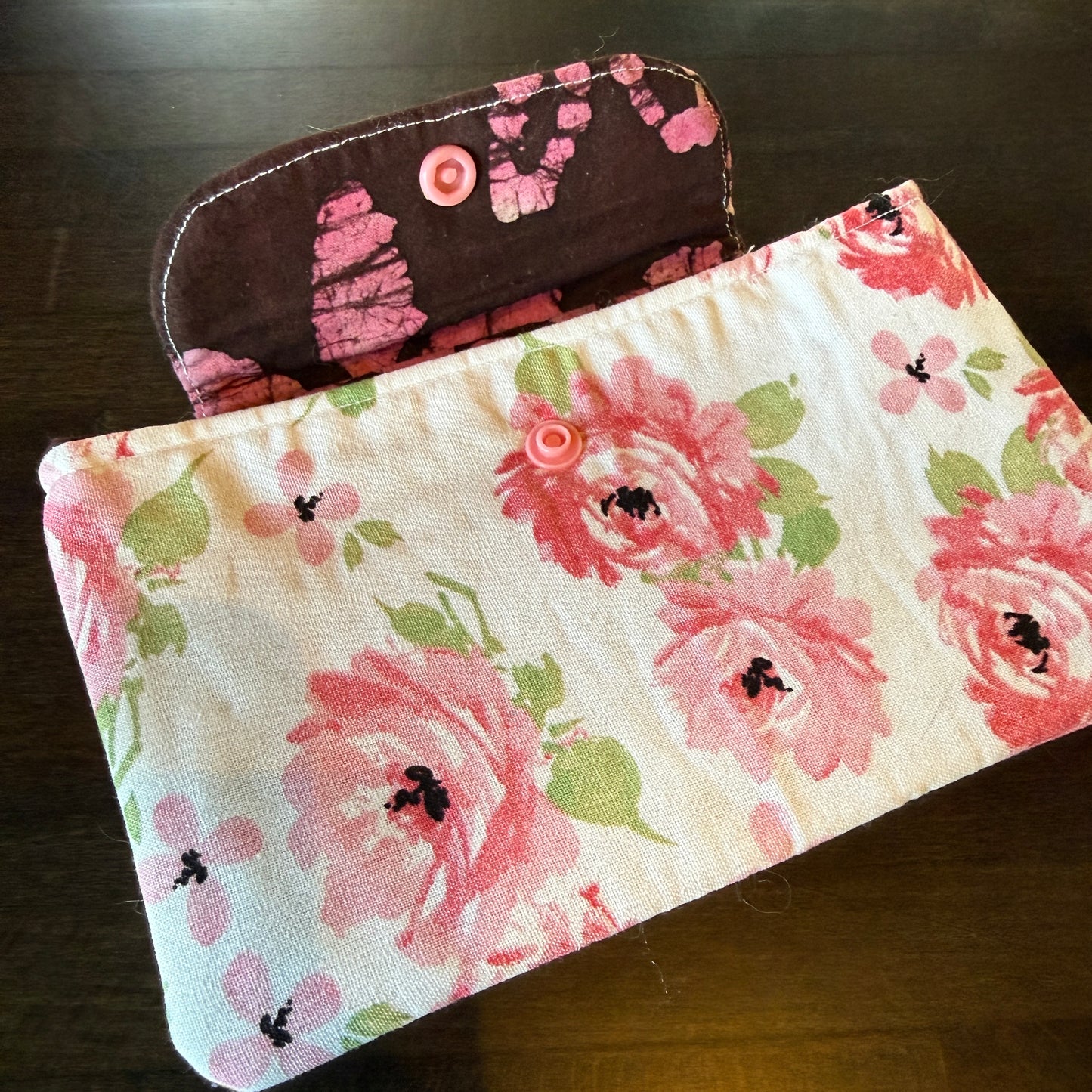 Cellphone Pouch - Pink Floral