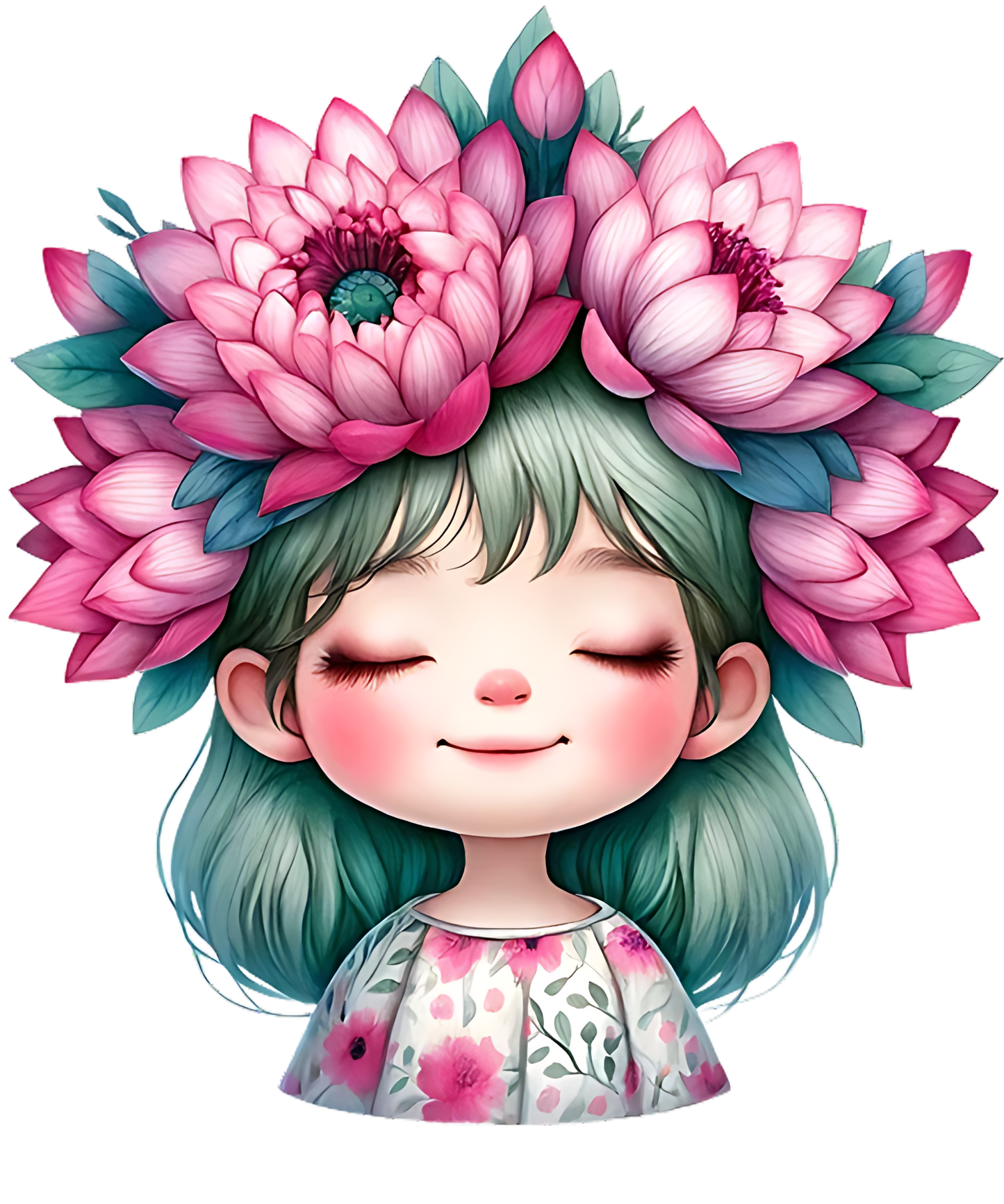 Sticker: FLOWER CROWN GIRLIE (STKR12)