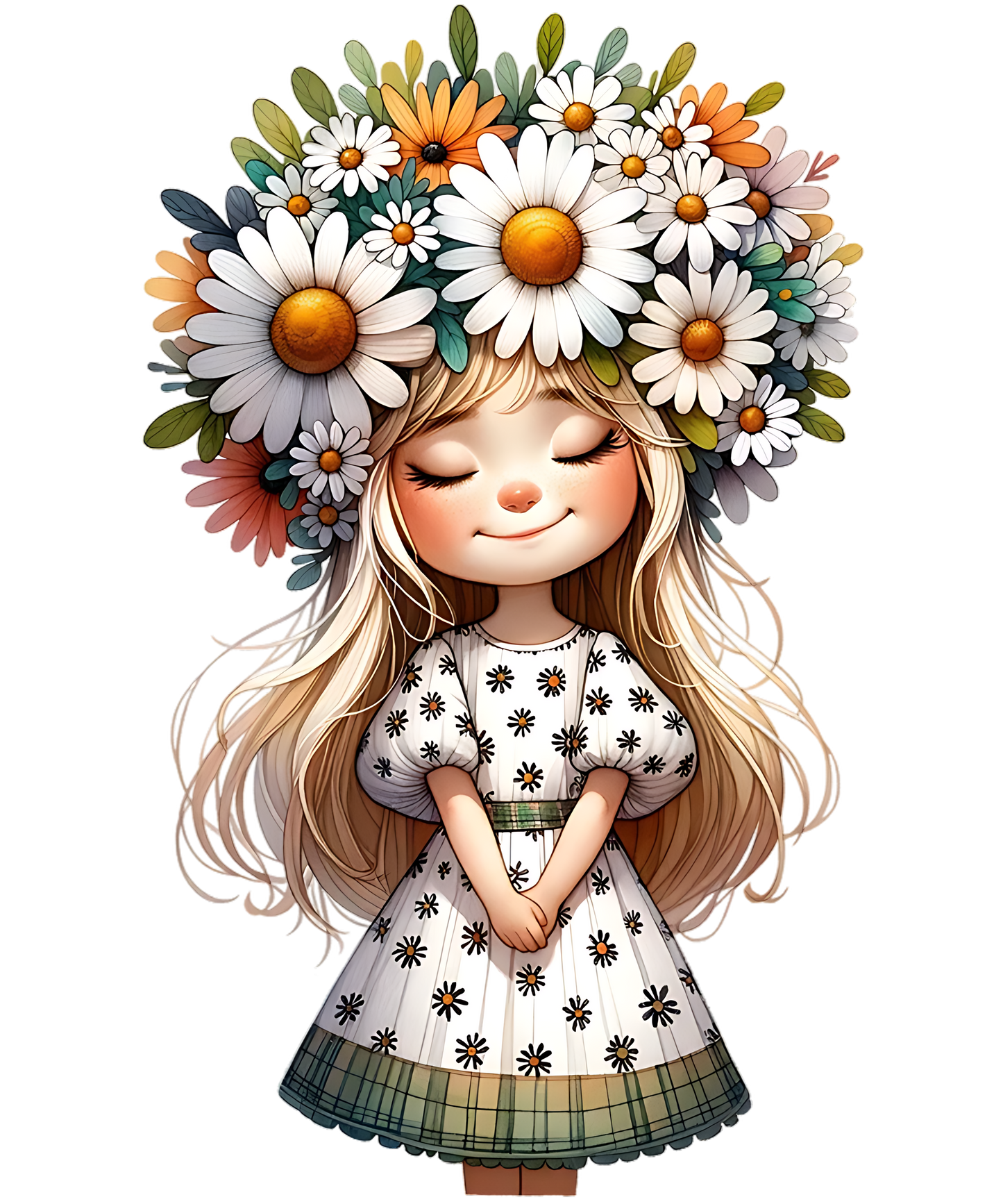 Sticker: FLOWER CROWN GIRLIE (STKR15)