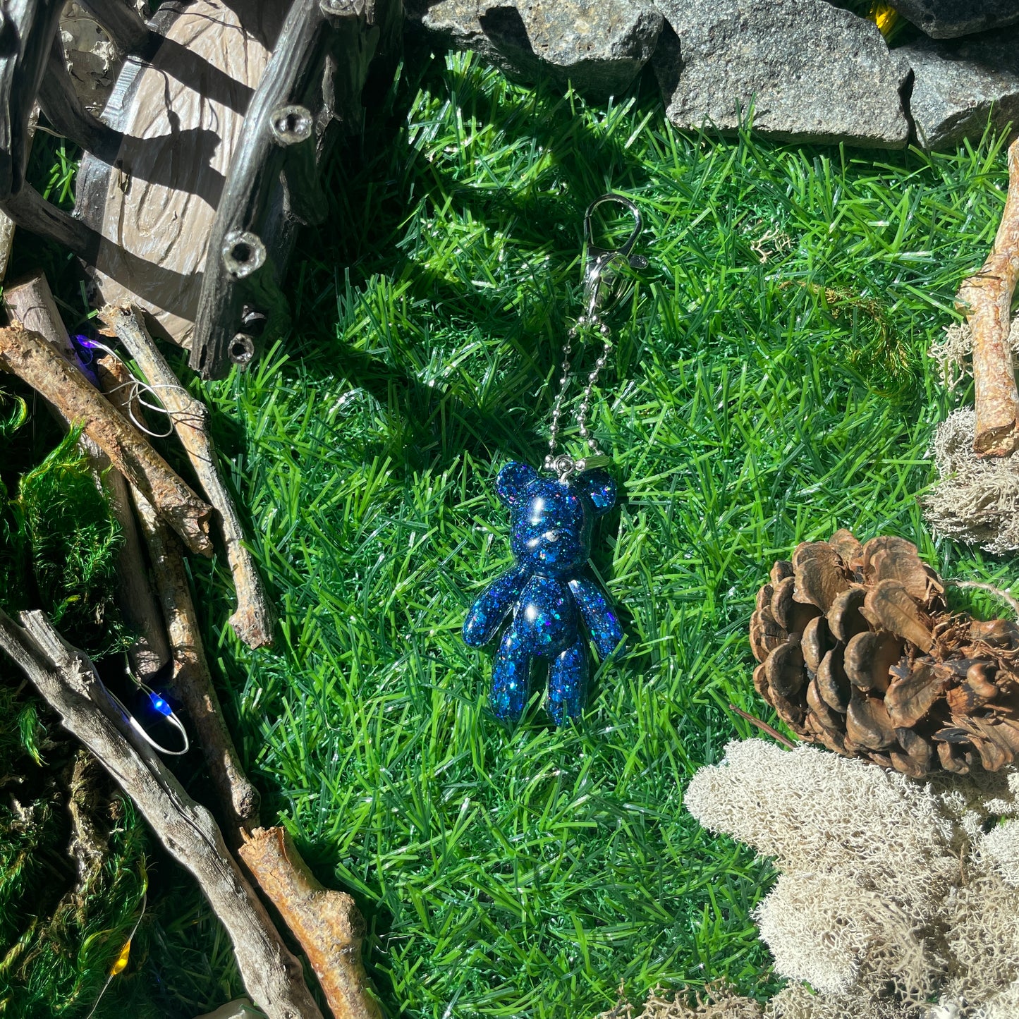 Worry Bear (WB03) - Blue Stardust