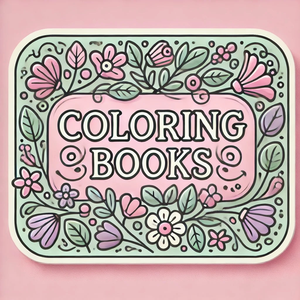 Digital Printable Coloring Books