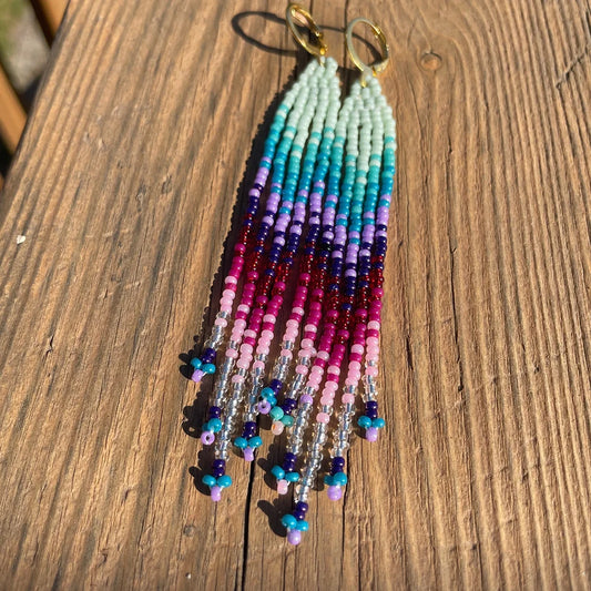 Sunset Fade :  Sandpoint | Fringe Earrings