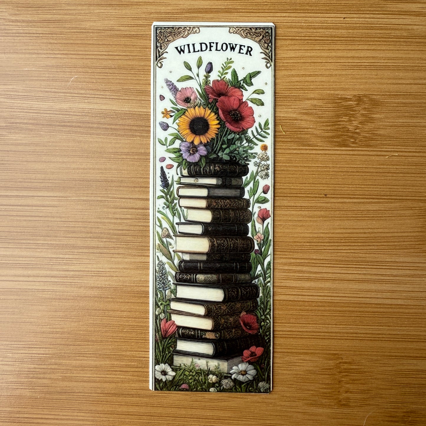 Bookmark: Wildflower Dreams Book Stack  (BKM02)