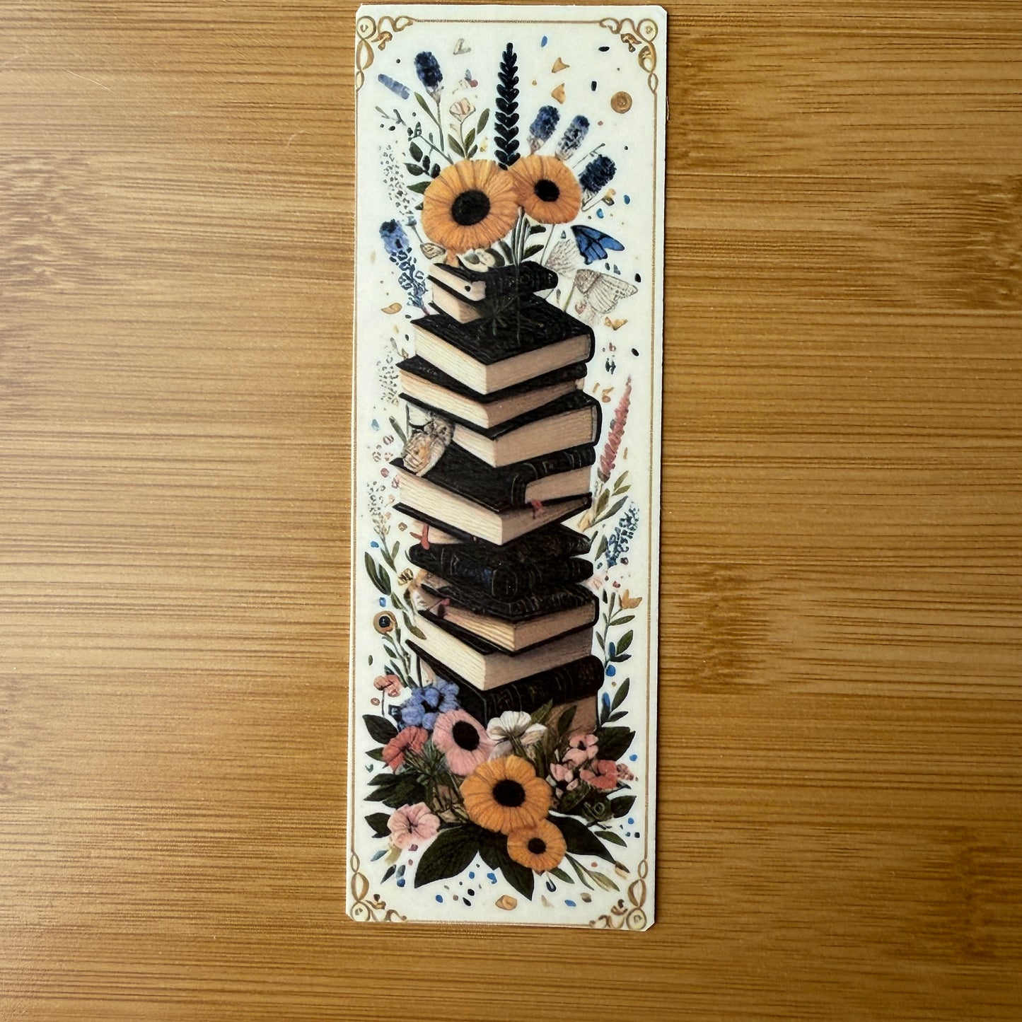 Bookmark: Wildflower Dreams Book Stack  (BKM02)