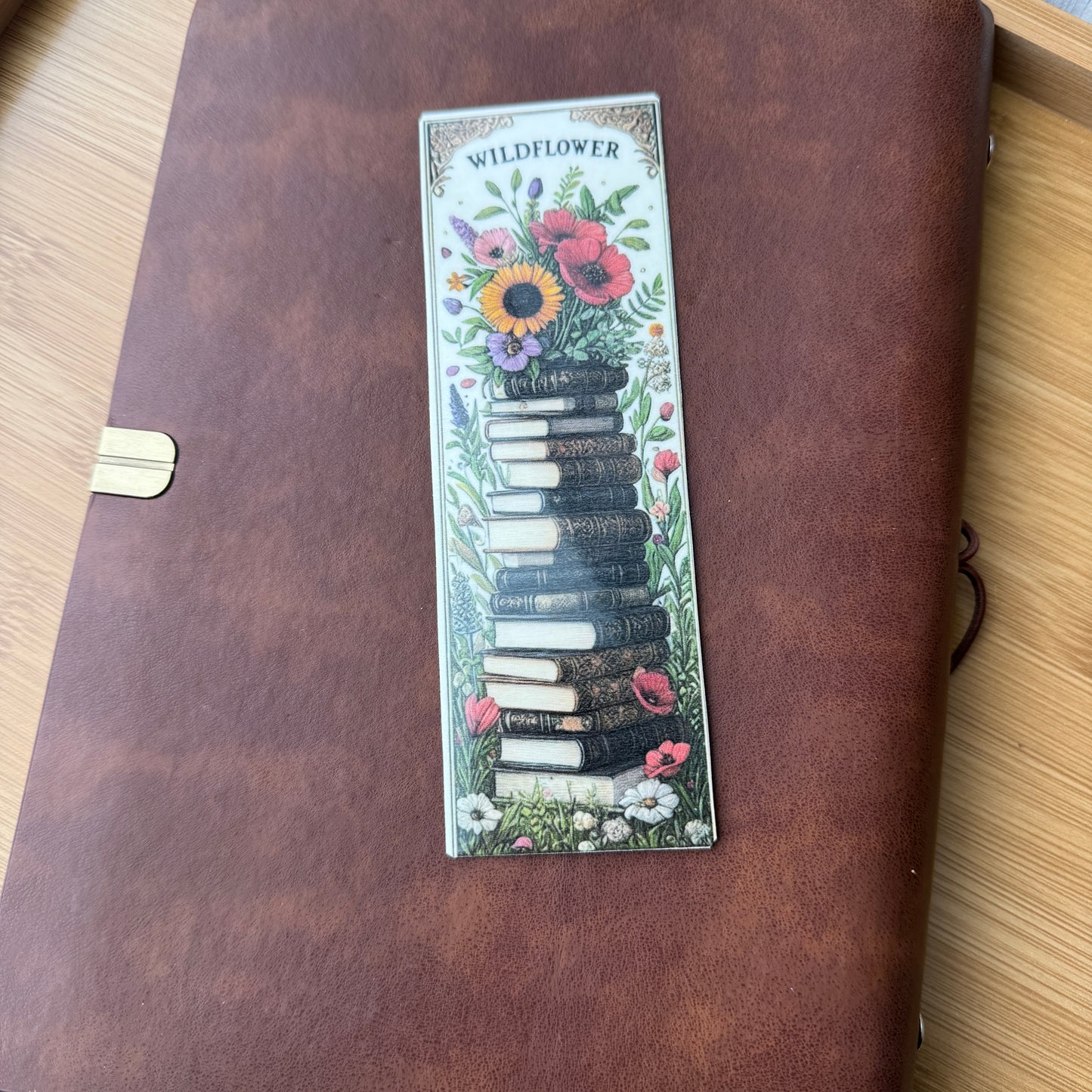 Bookmark: Wildflower Dreams Book Stack  (BKM02)