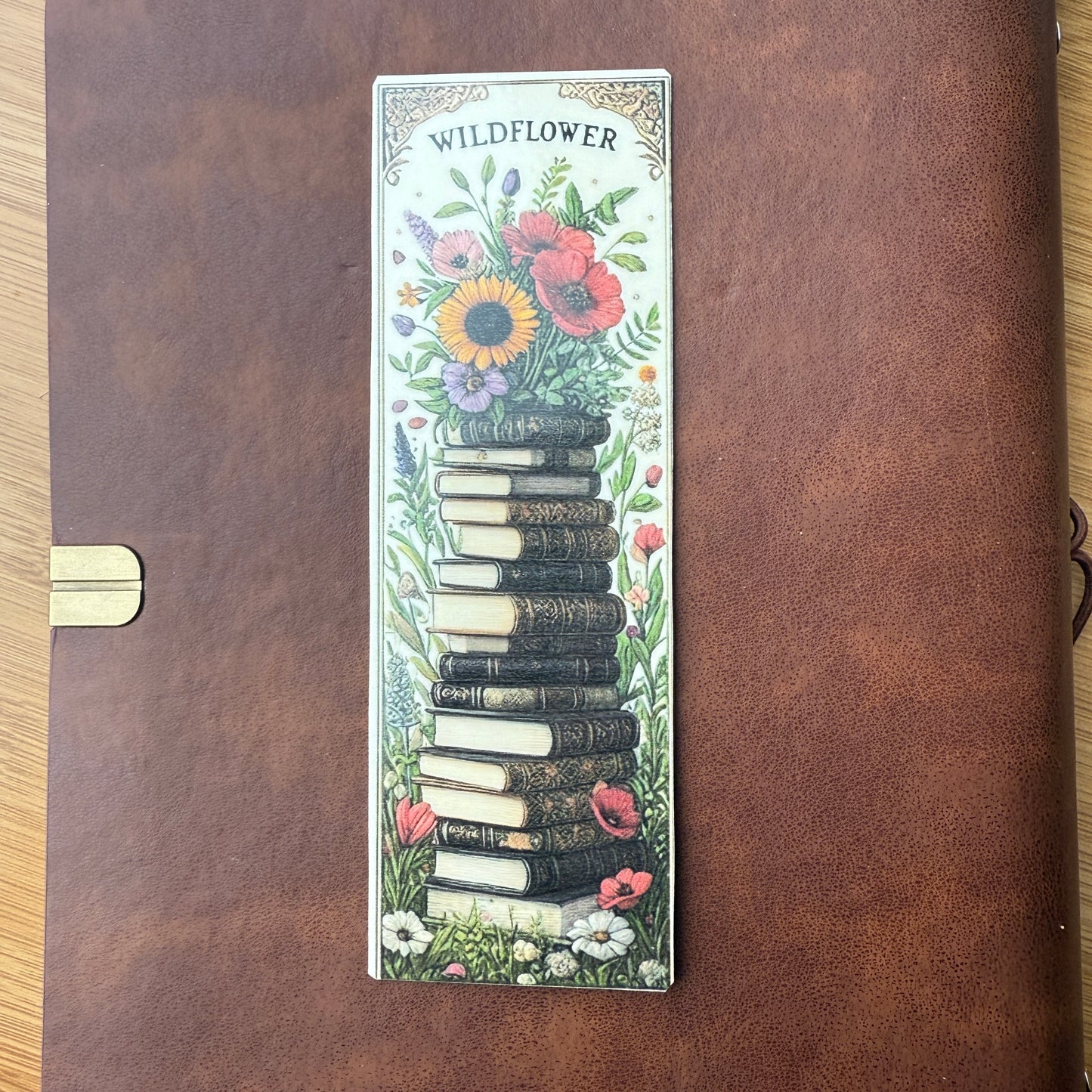 Bookmark: Wildflower Dreams Book Stack  (BKM02)