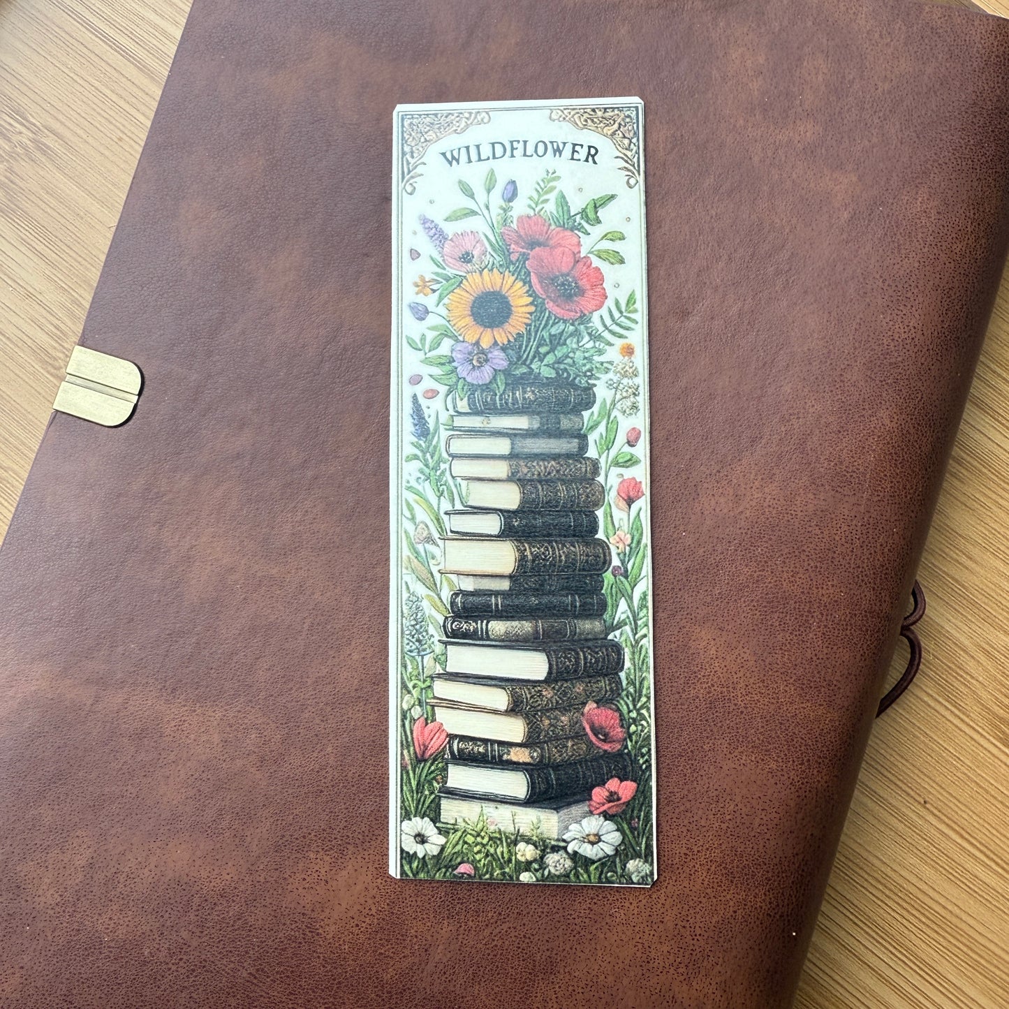 Bookmark: Wildflower Dreams Book Stack  (BKM02)