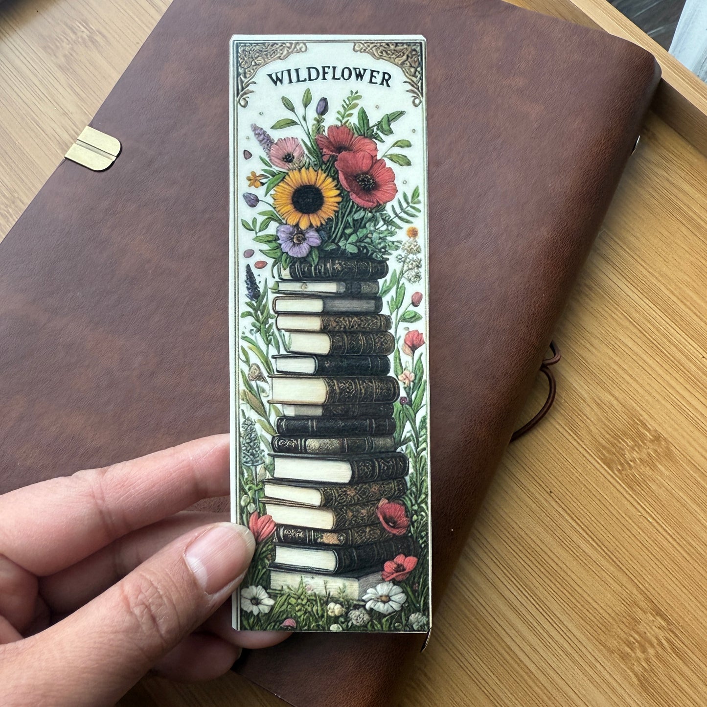 Bookmark: Wildflower Dreams Book Stack  (BKM02)