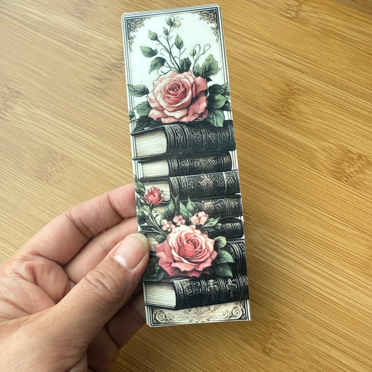 Bookmark: Rose Elegance BookStack (BKM04)