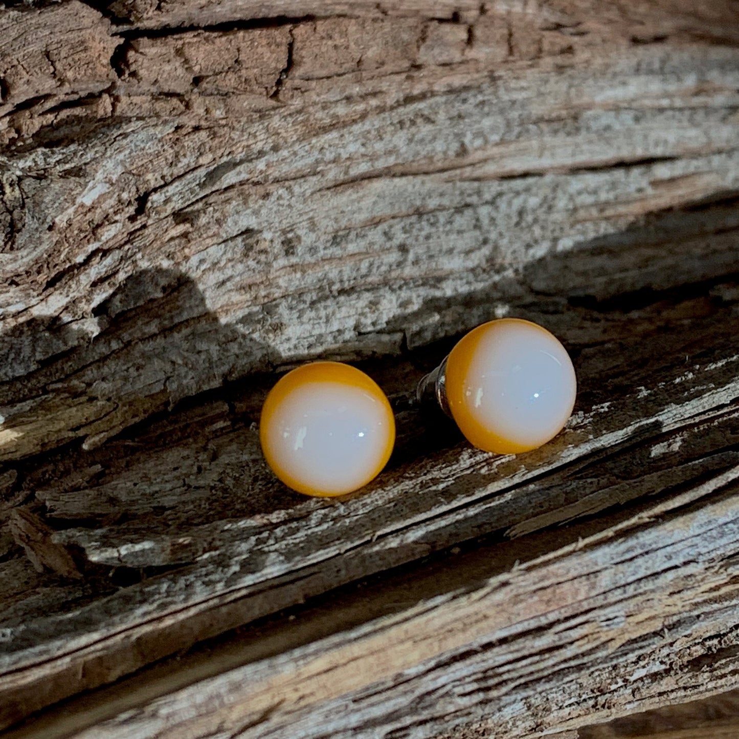 Fused Glass Earring Studs | Elemai - FGE60