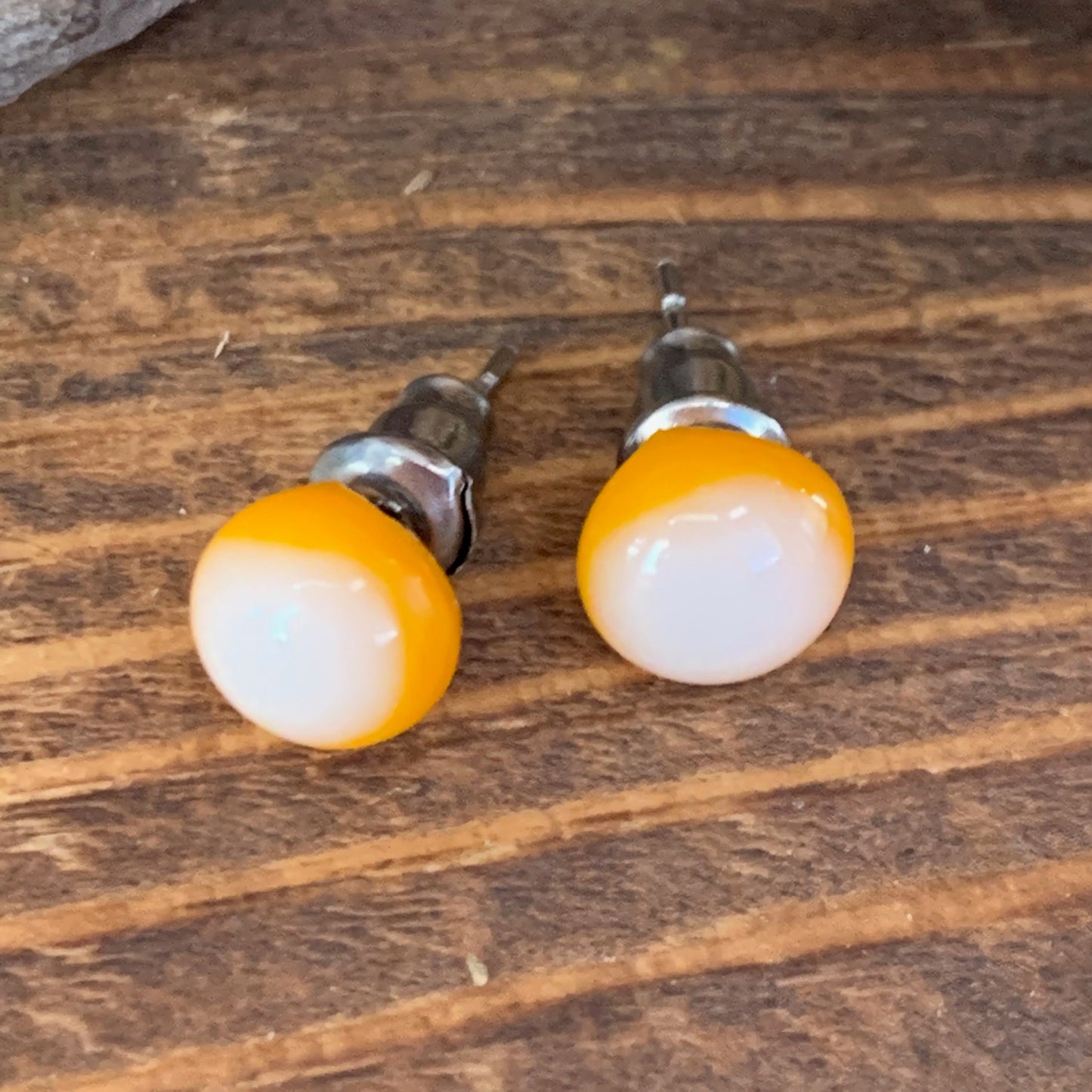 Fused Glass Earring Studs | Elemai - FGE60