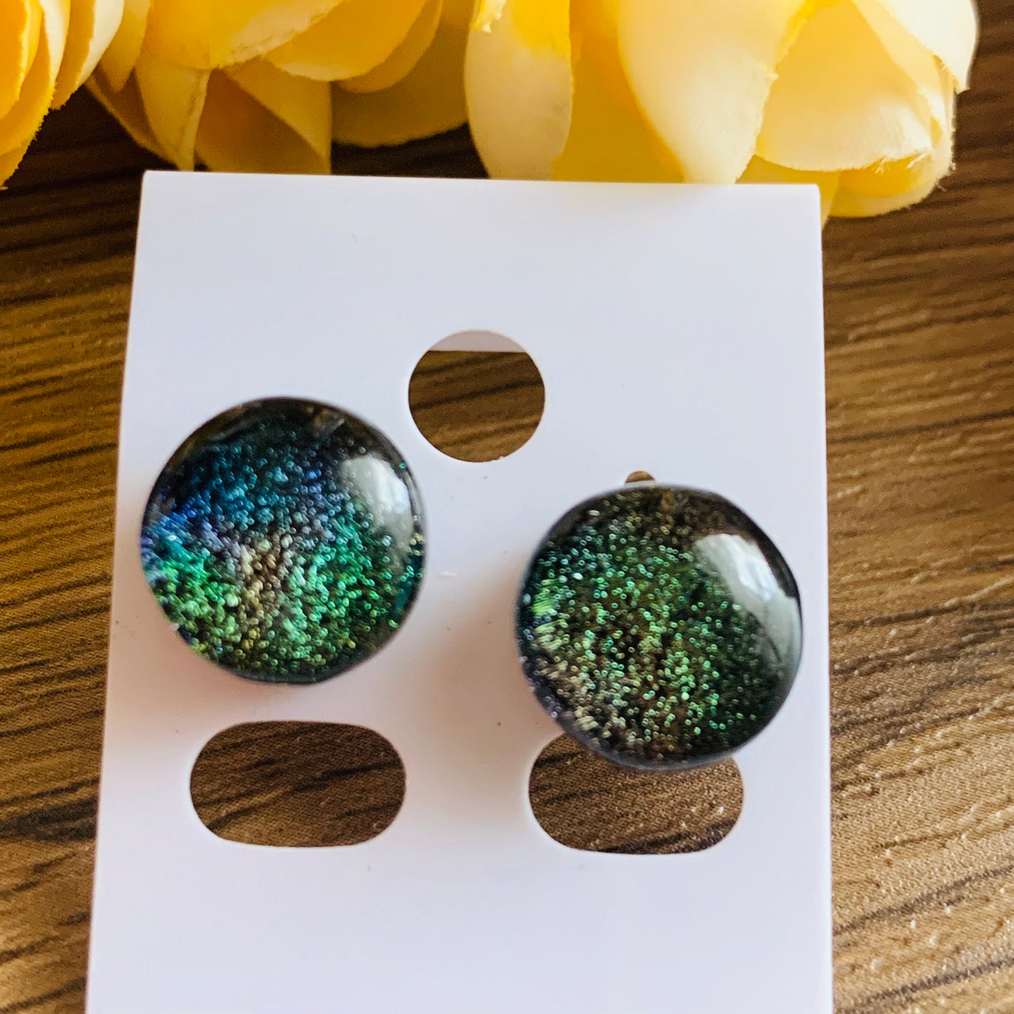 Fused Glass Earring Studs | Earthwise - FGE63