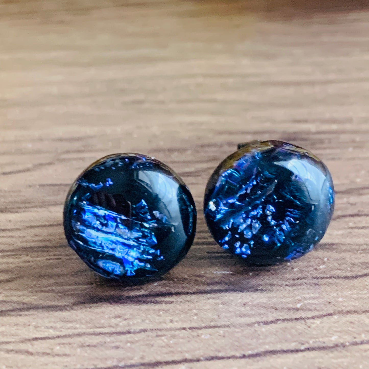 Fused Glass Earring Studs  | Asterio - FGE66