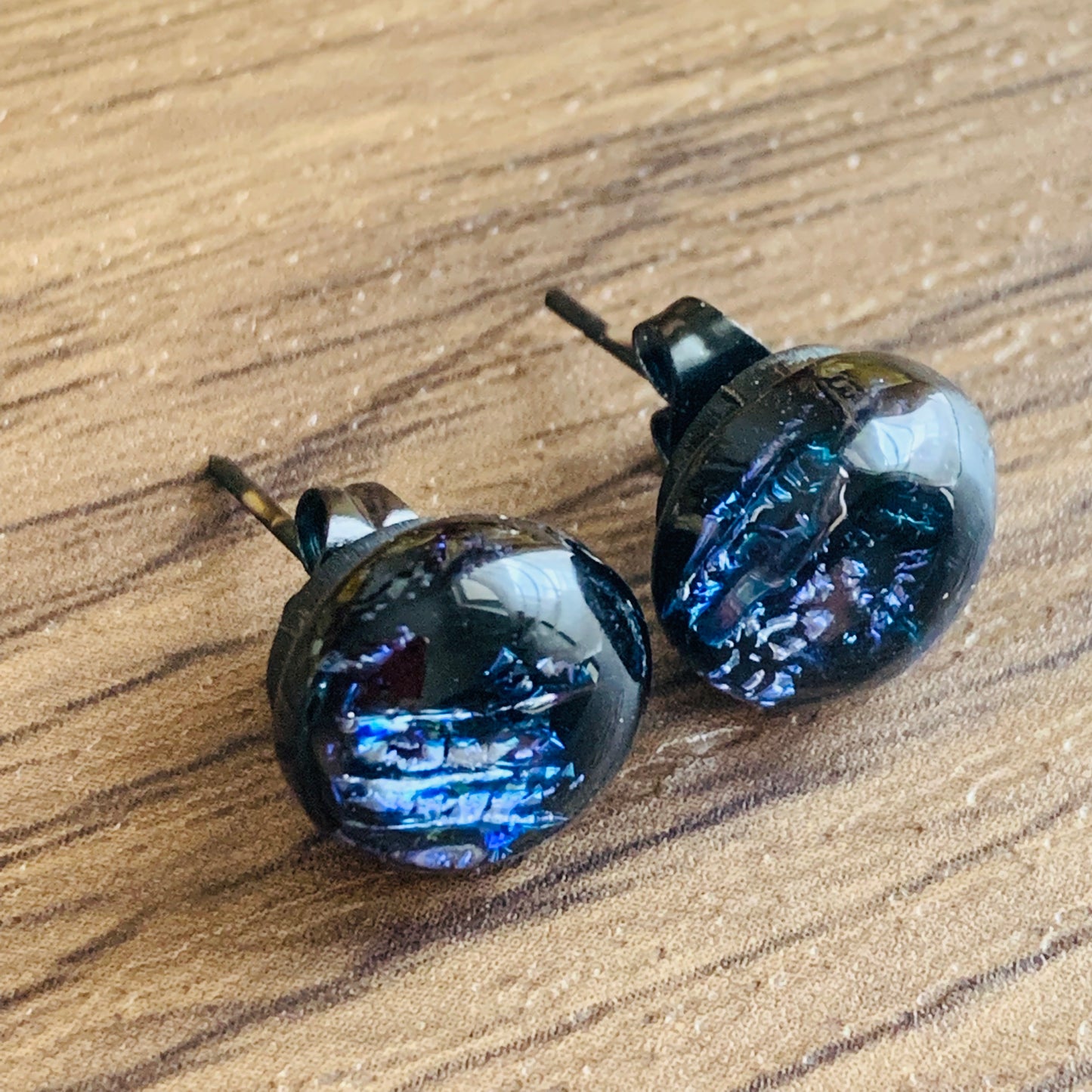 Fused Glass Earring Studs  | Asterio - FGE66