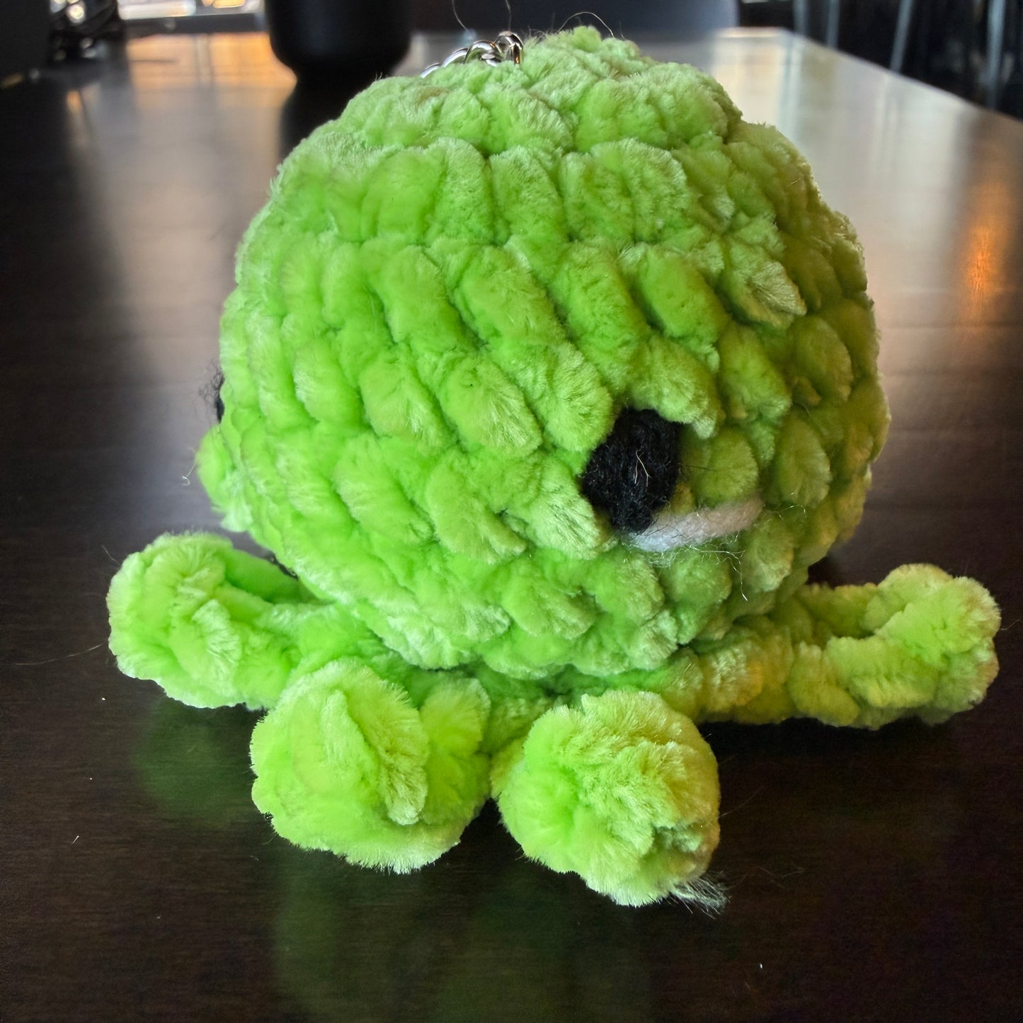 Green Octopus Keychain