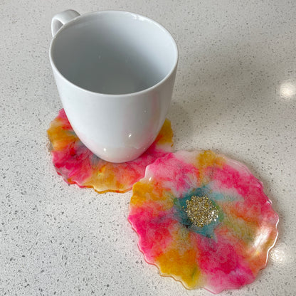 Flower Bloom Coaster (FBC_09) - set of 2 coasters