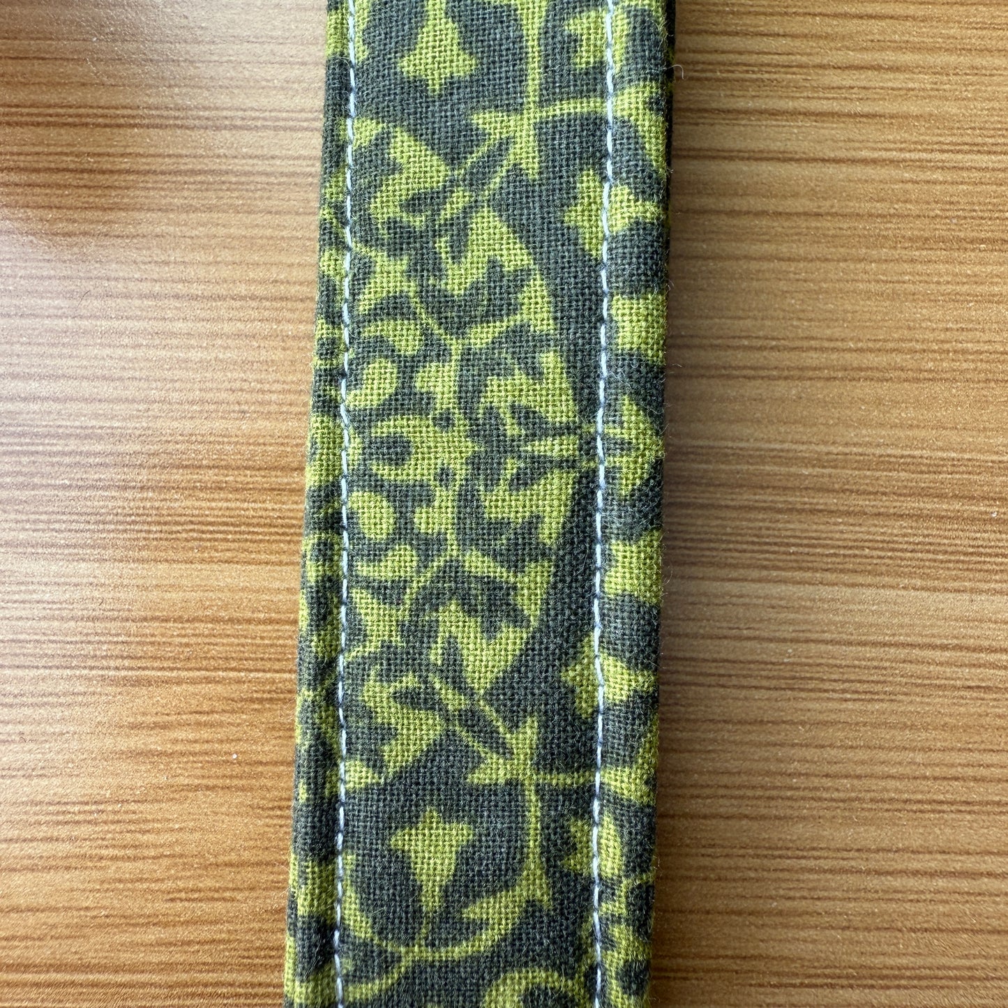 Fabric Key Fob (KF02) - Green pattern