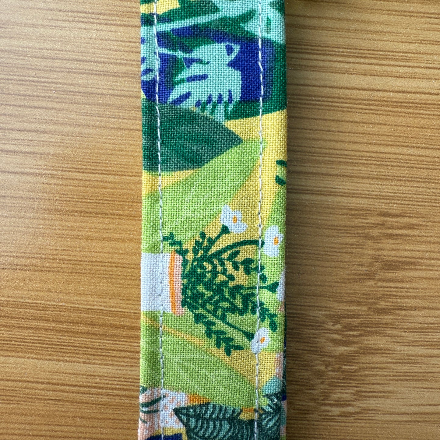 Fabric Key Fob (KF16) - Tropical Green