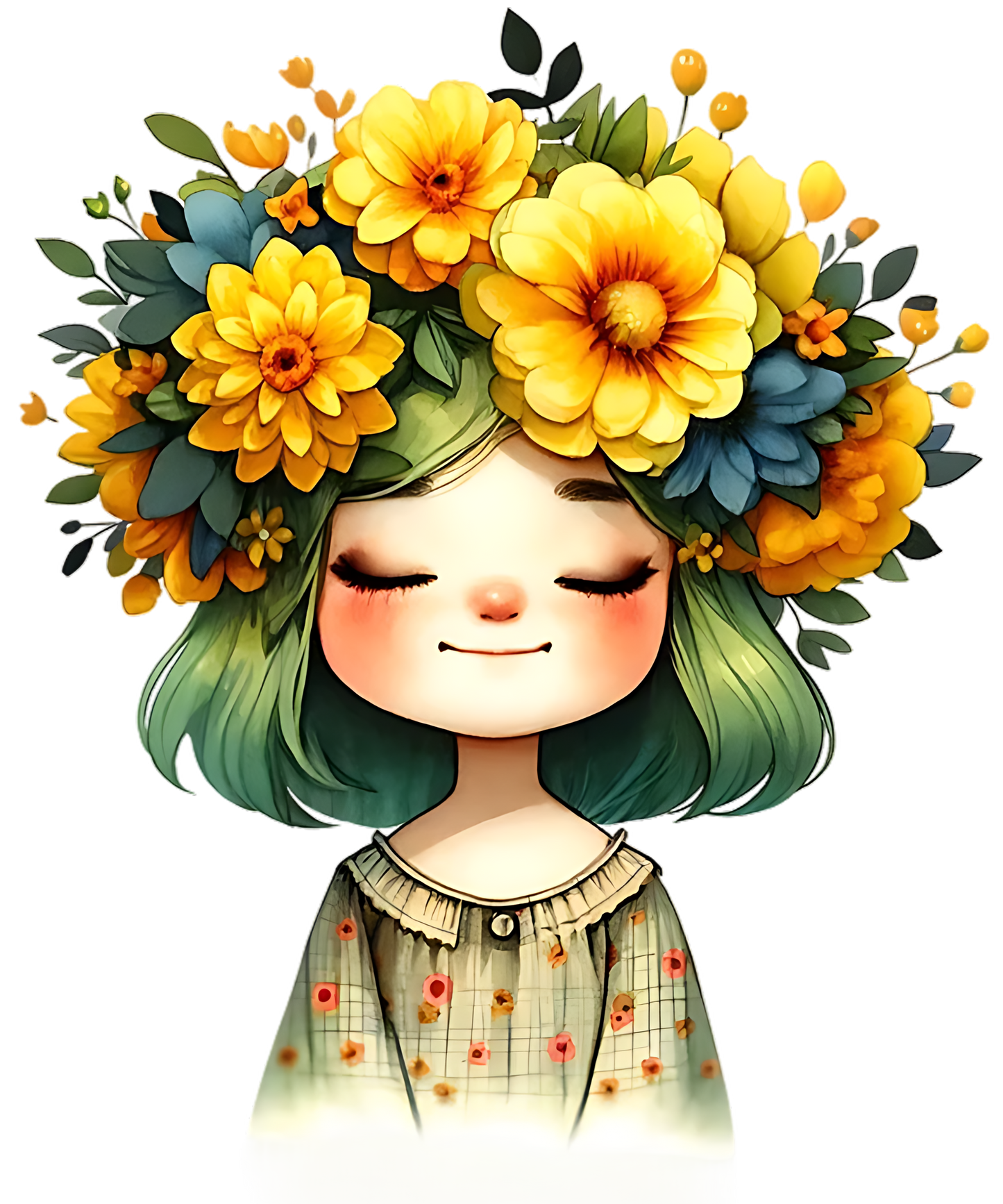 Sticker: FLOWER CROWN GIRLIE (STKR11)