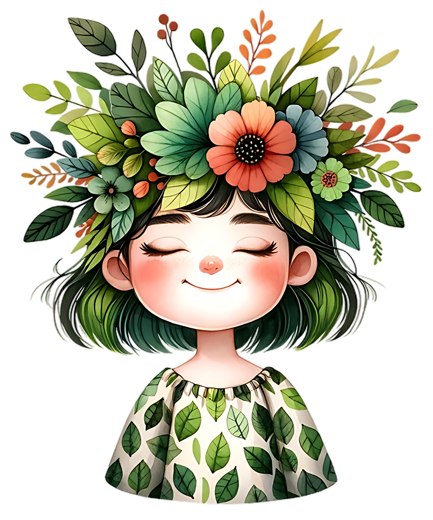 Sticker: FLOWER CROWN GIRLIE (STKR14)