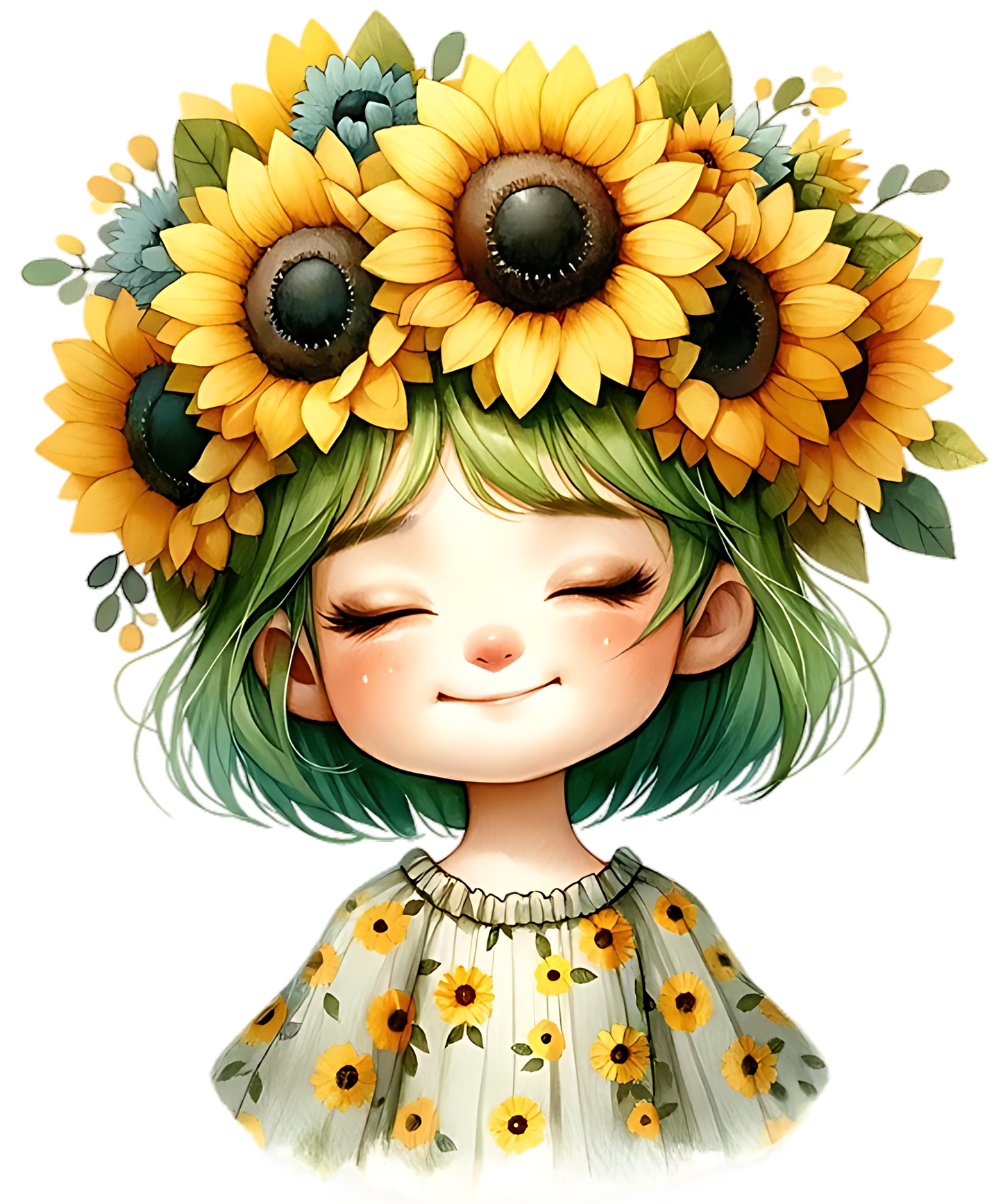 Sticker: FLOWER CROWN GIRLIE (STKR16)