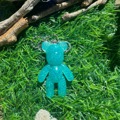 Collectible Worry Bear - Aqua Glimmer (WB04)